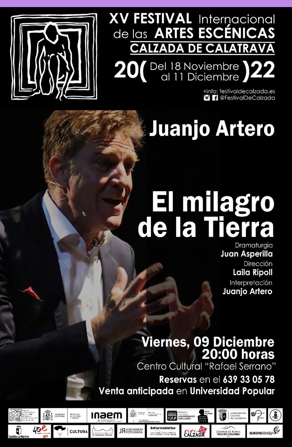 Juanjo Artero abre la última semana del festival calzadeño
