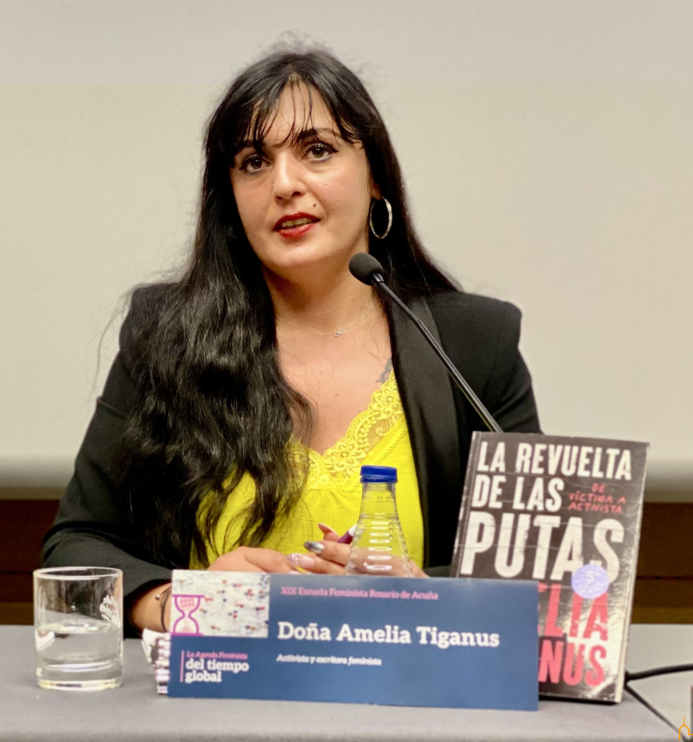 La activista Amelia Tiganus, I Premio Concha Tolosa