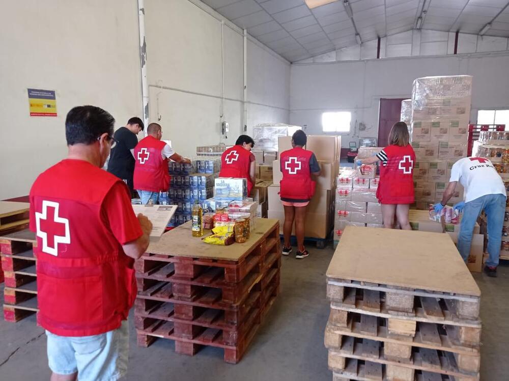 Cruz Roja reparte 37.868 kilos de alimentos en Tomelloso