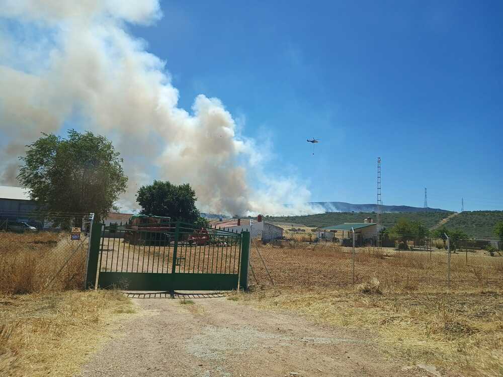 Se declara un incendio cerca de la Dehesa Boyal