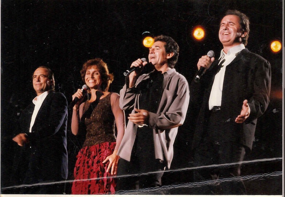 El concierto de El Gusto es Nuestro, con Serrat, Ana Belén, Miguel Ríoz y Víctor Manuel en el escenario de Daimiel