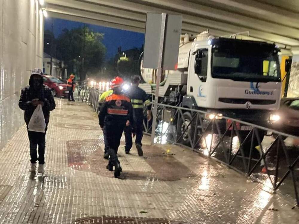 El temporal dejó ramas e inundaciones en Puertollano