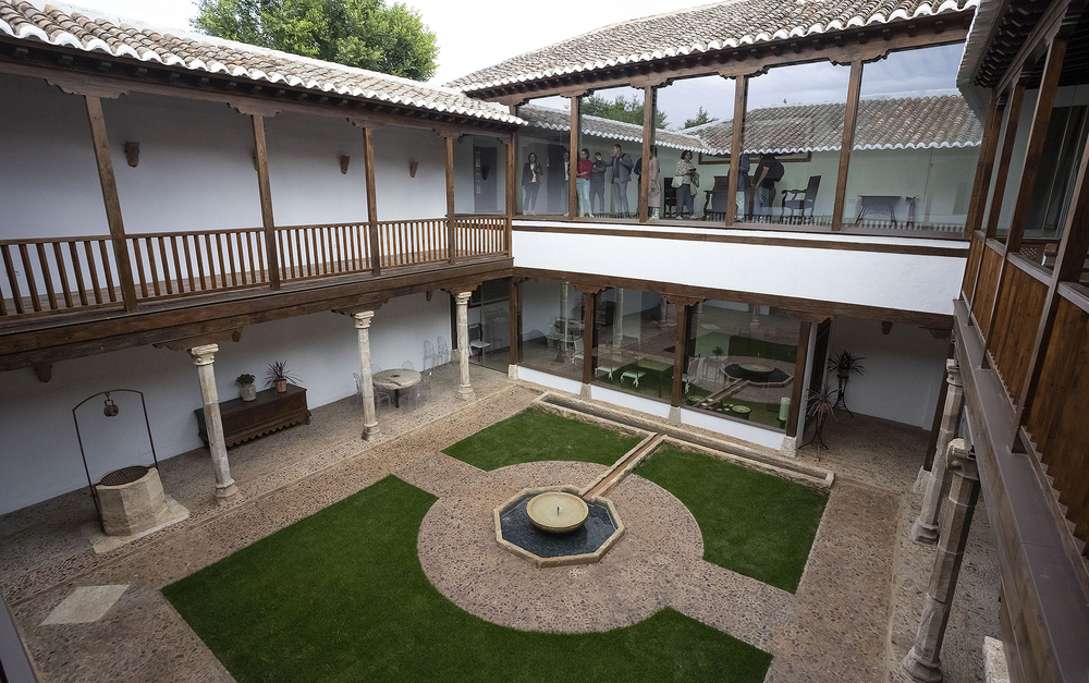 El restaurado Palacio de los Marqueses de Torremejía, en pleno corazón de Almagro, data del siglo XV.