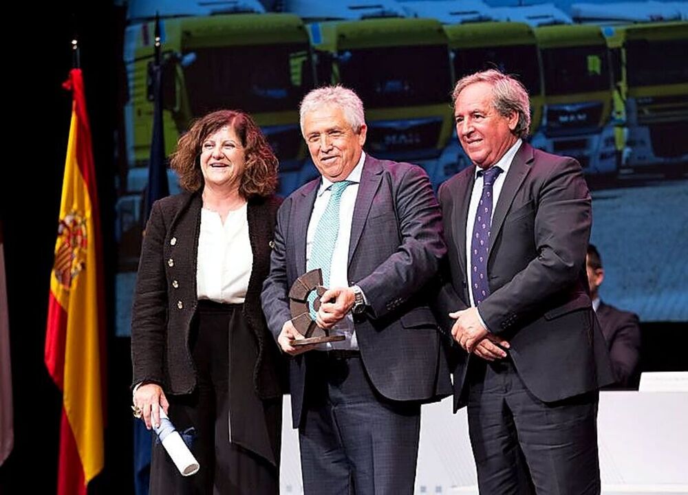 Velantín Sedano Prieto, de Transportes Sedano, premiado por Guadalajara