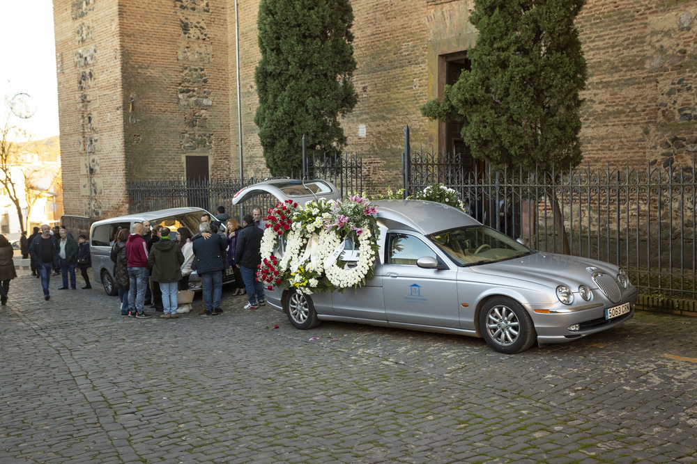 Imagen del funeral, que tuvo lugar en Piedrabuena este martes.