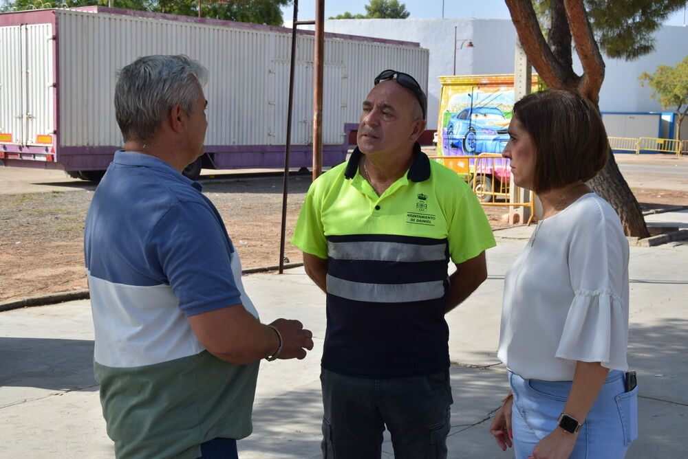 Daimiel acelera la limpieza de los espacios de la Feria 