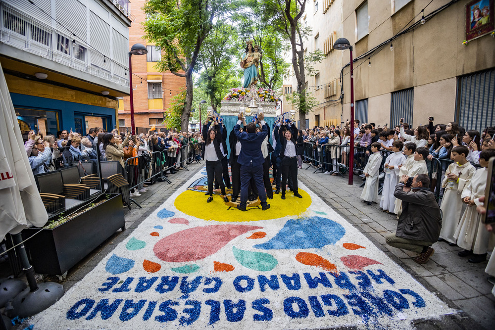 procesión de María Auxiliadora de Ciudad Real  / RUEDA VILLAVERDE