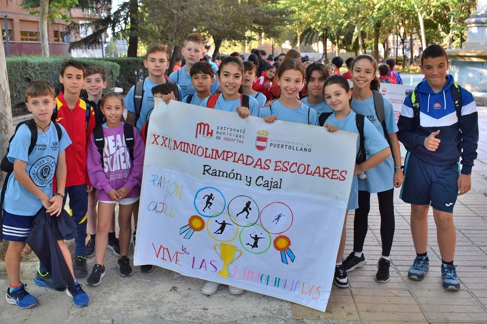 Escolares de Puertollano ya disfrutan de sus Miniolimpiadas
