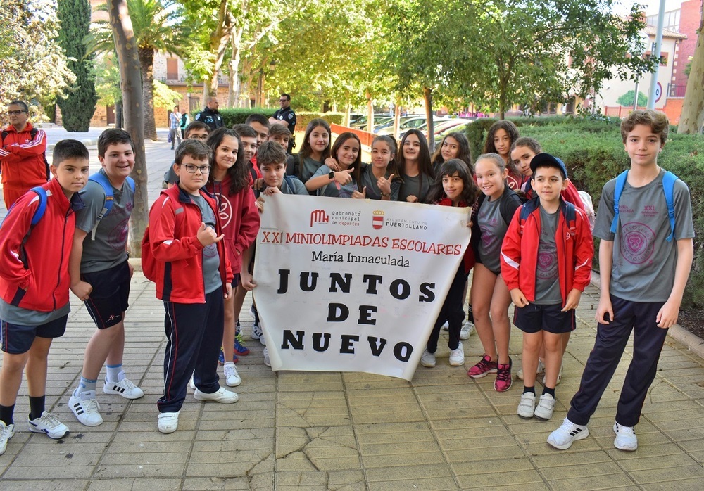 Escolares de Puertollano ya disfrutan de sus Miniolimpiadas