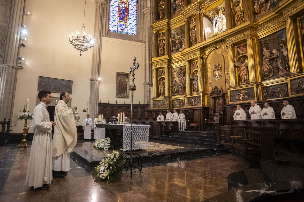 misa del santo voto en la catedral de ciudad real, órgano de la catedral