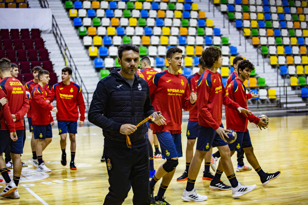 A seleção juvenil prepara a Copa do Mundo em Ciudad Real