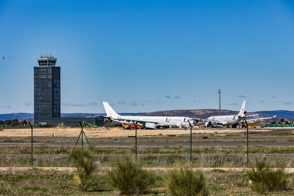 Imagen del aeropuerto de Ciudad Real.