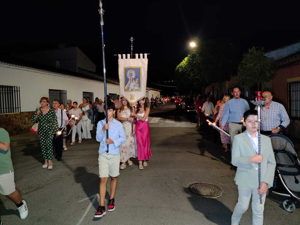 Las Casas celebra la procesión en honor a su patrona