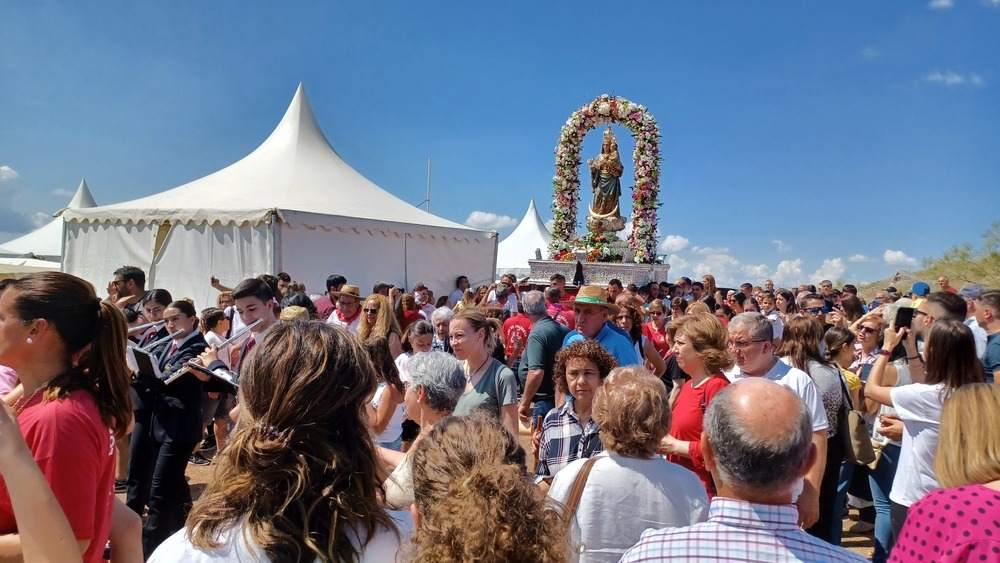 La solemne misa cierra los actos de la romería de Alarcos