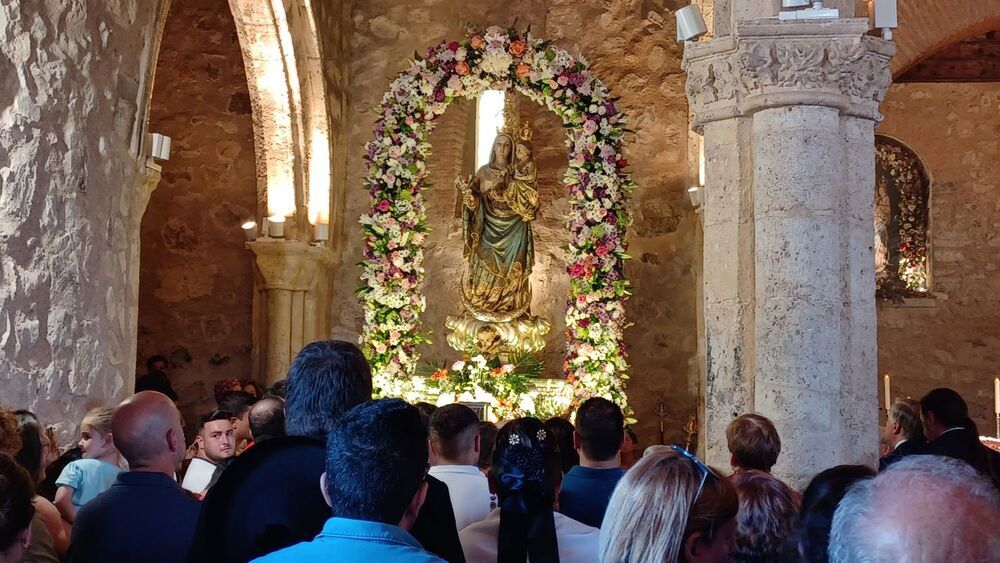 La solemne misa cierra los actos de la romería de Alarcos