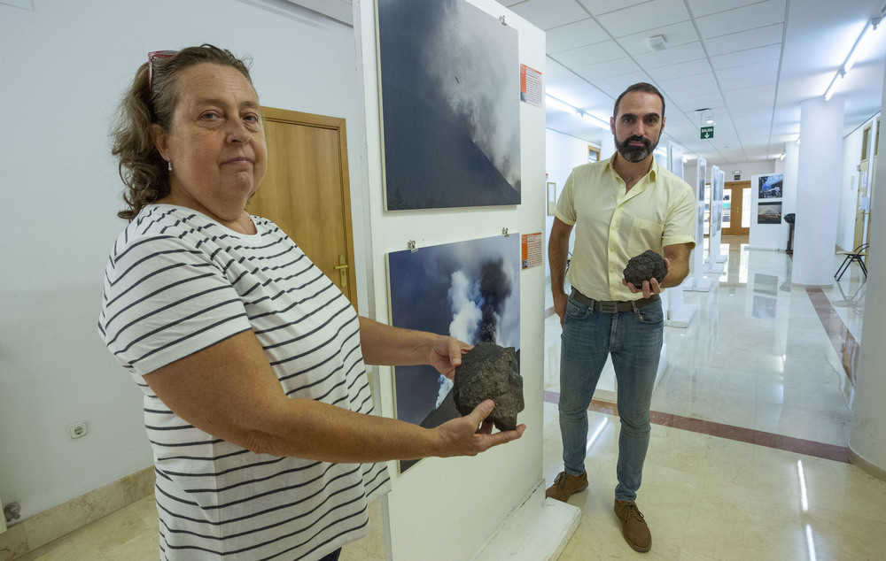 Geovol lleva su exposición del volcán de La Palma a Almadén