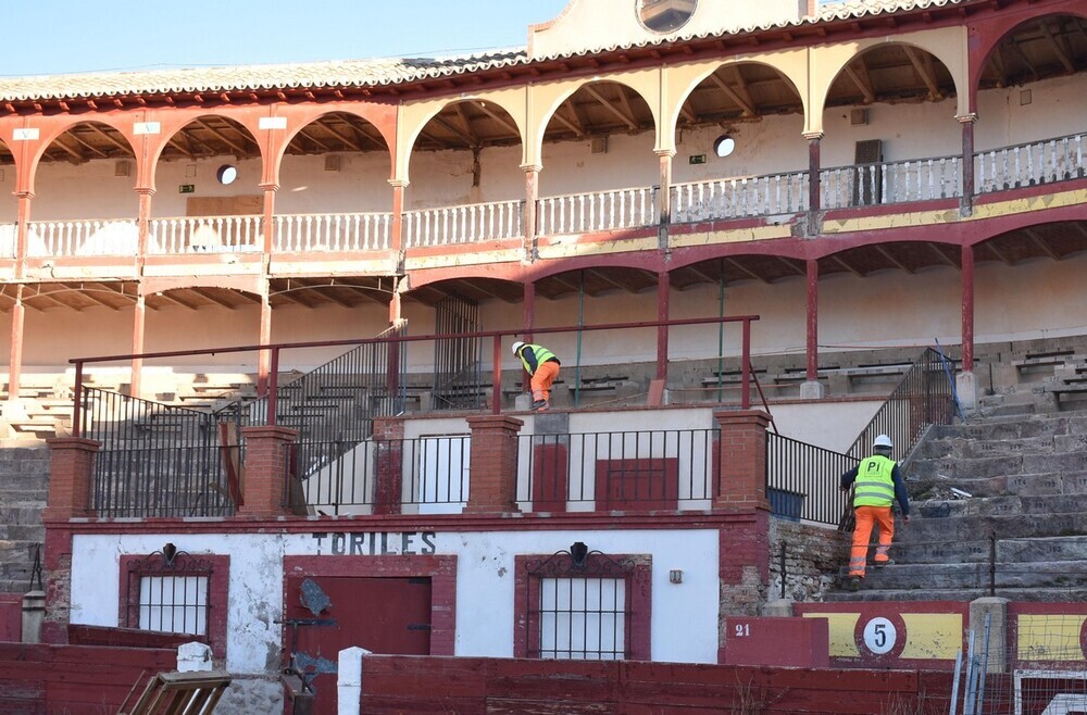 La rehabilitación de la plaza de toros avanza 