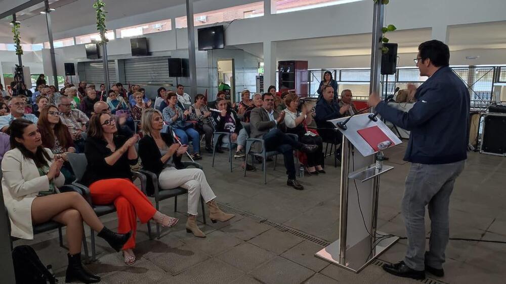 PSOE:Caballero cierra campaña destacando el proyecto colectivo