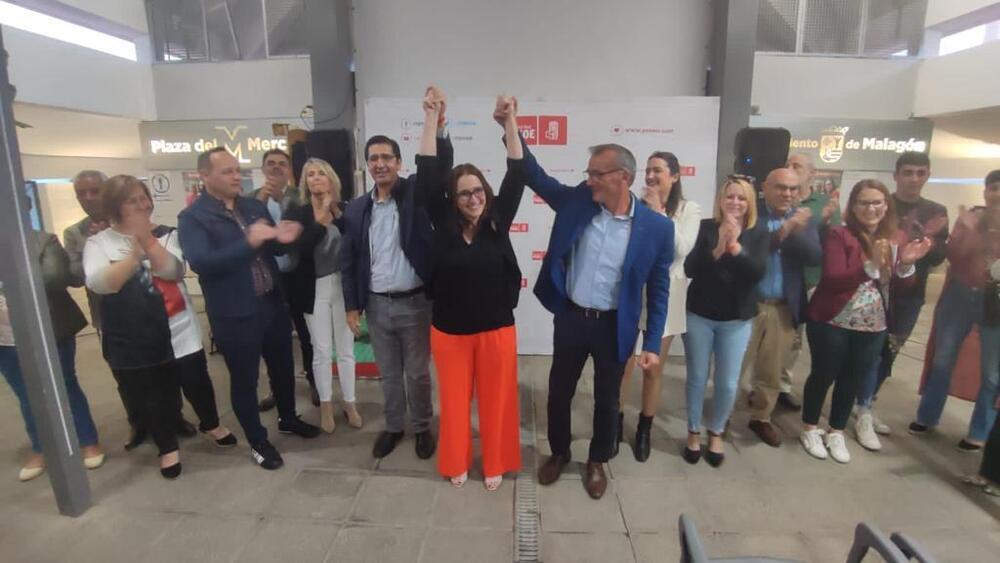 PSOE:Caballero cierra campaña destacando el proyecto colectivo