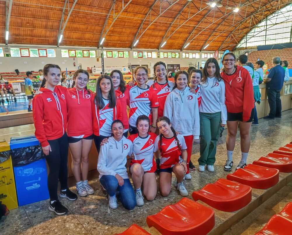 Integrantes del equipo Sportia de la sección inline freestyle que concluyó sexto en Cáceres.
