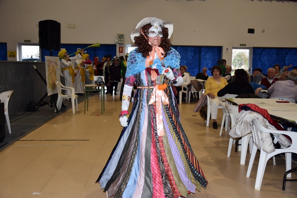 Más de 400 mayores celebran el Carnaval en el pabellón 