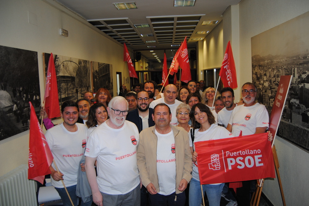 El PSOE pide el voto para seguir construyendo Puertollano 