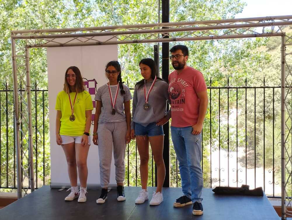 Podio cadete femenino.