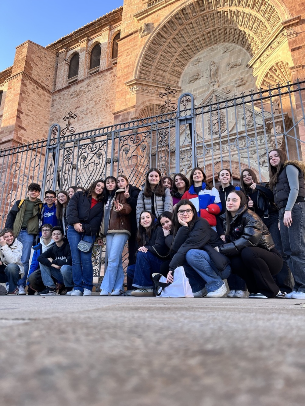 22 alumnos italianos visitan Manzanares en un intercambio 