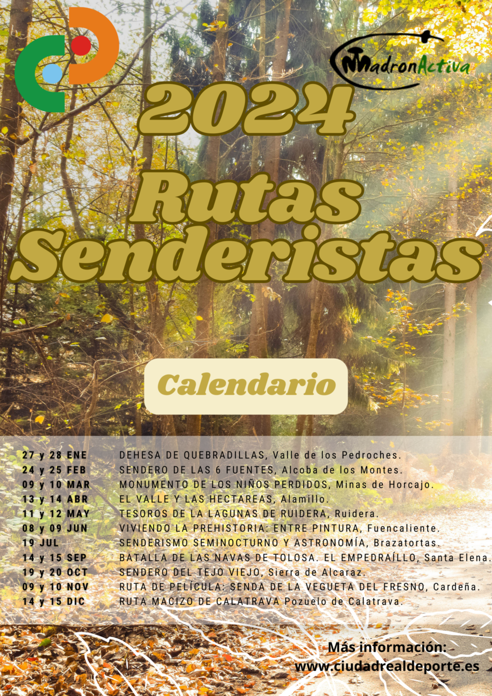 La capital prepara 11 rutas senderistas por entornos naturales