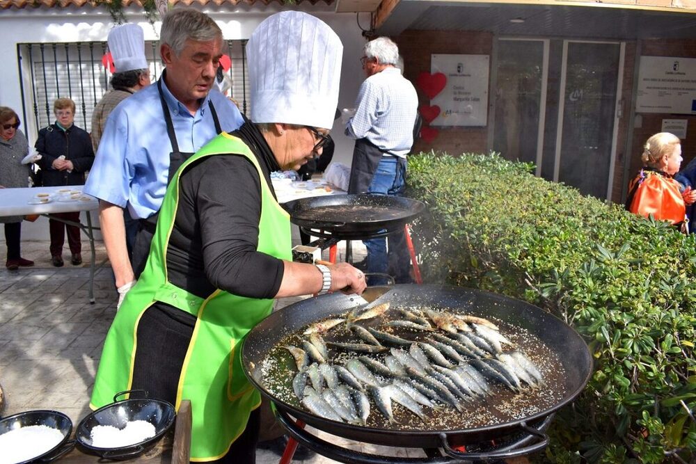 Sardinada para festejar la cuaresma y San Valentín  