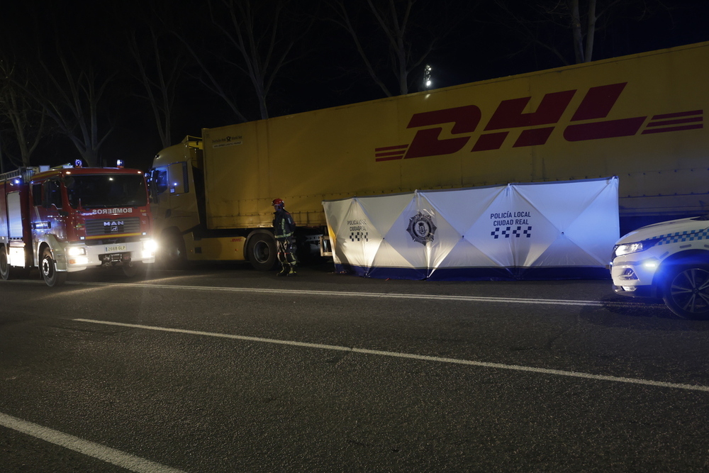 Muere un ciclista arrollado por un camión en Ciudad Real