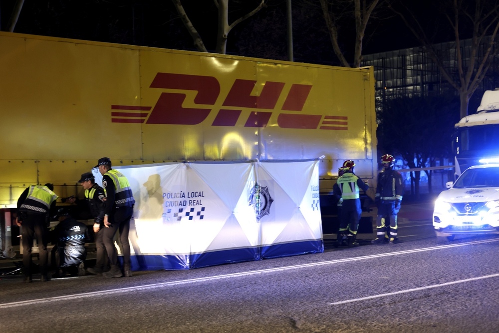 Muere un ciclista arrollado por un camión en Ciudad Real