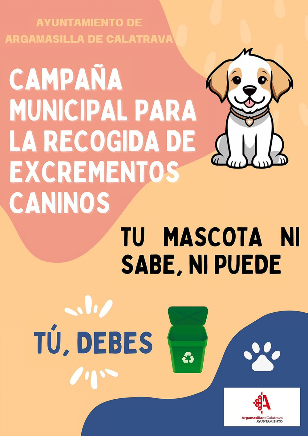Campaña contra los excrementos caninos en Argamasilla