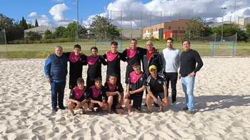 La selección regional de fútbol playa, en Ciudad Real