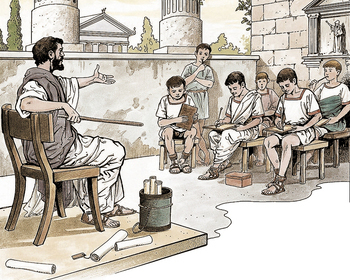 Dulces, juegos y ‘matones’ en la escuela de la Antigua Roma