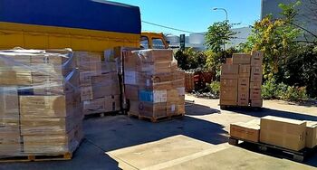 La segunda mayor donación viaja a La Palma