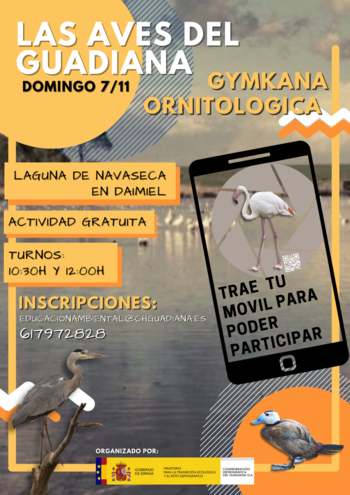 Yincana ornitológica ‘Día Mundial de las Aves en el Guadiana