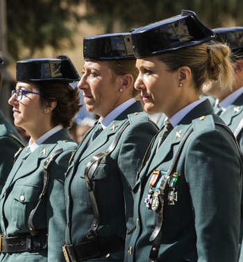 La mujer sólo representa el 5% en la Guardia Civil