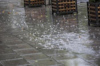 El aviso por lluvias deja apenas 10 litros en Almadén