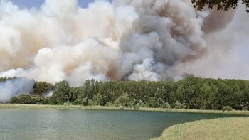 Controlado el incendio en las Lagunas de Ruidera