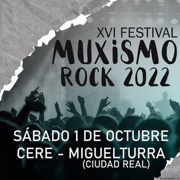 Miguelturra acogerá el XVI Muxismo Rock 2022 el 1 de octubre