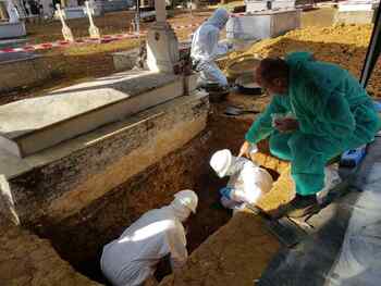 Encuentran restos de ocho personas en Almadén