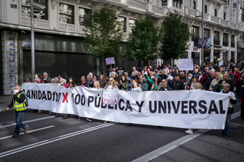 200.000 personas claman por la Sanidad Pública en Madrid
