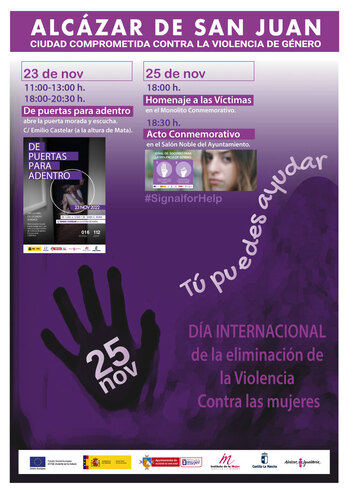 Alcázar muestra su compromiso contra la violencia de género