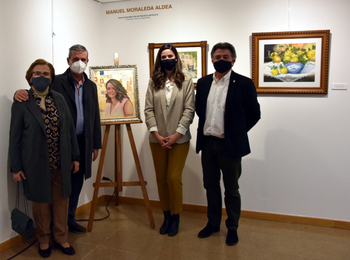 Manuel Moraleda inaugura su exposición en Daimiel
