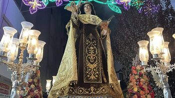Santa Teresa vuelve a recorrer las calles de Malagón