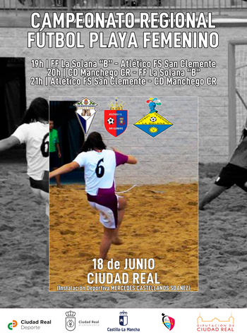 Ciudad Real acoge el Regional de Fútbol Playa Femenino