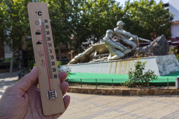 Almadén marca la segunda temperatura más alta de España