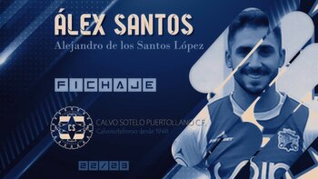 El Calvo Sotelo incorpora al centrocampista sub 23 Álex Santos