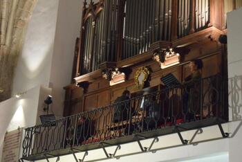Impresionante puesta de largo del órgano de Santa María
